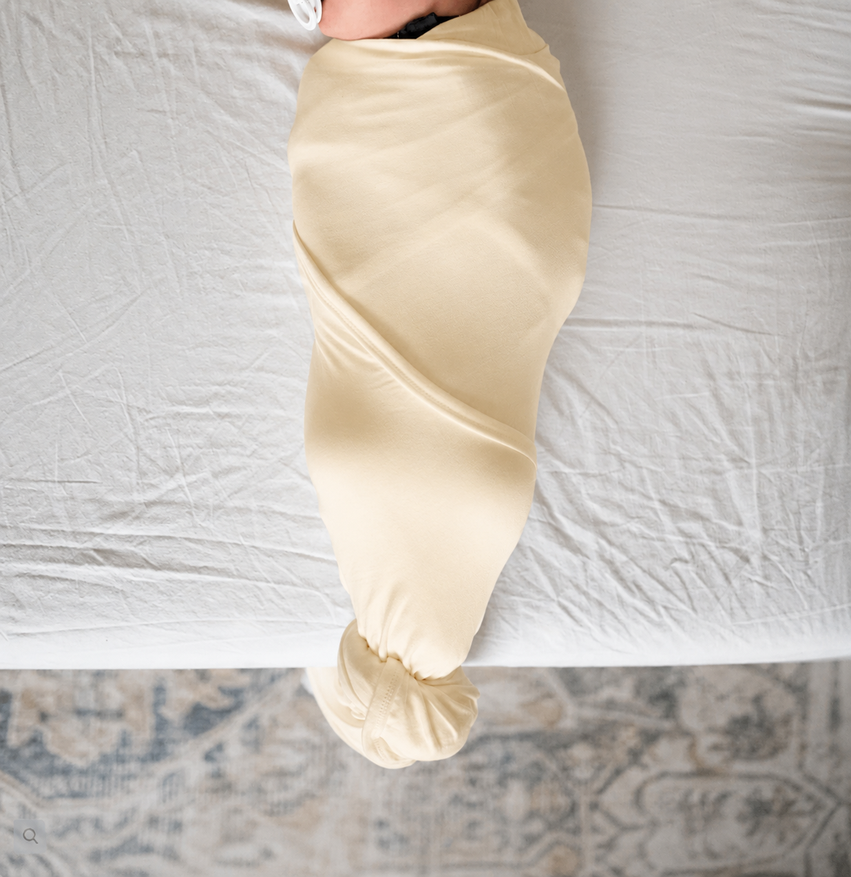 Oversized Stretchy Swaddle - Blue Haven