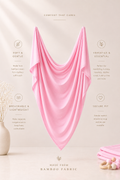 Oversized Stretchy Swaddle - Petal Pink
