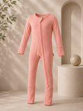 Footless Romper - Petal Rose