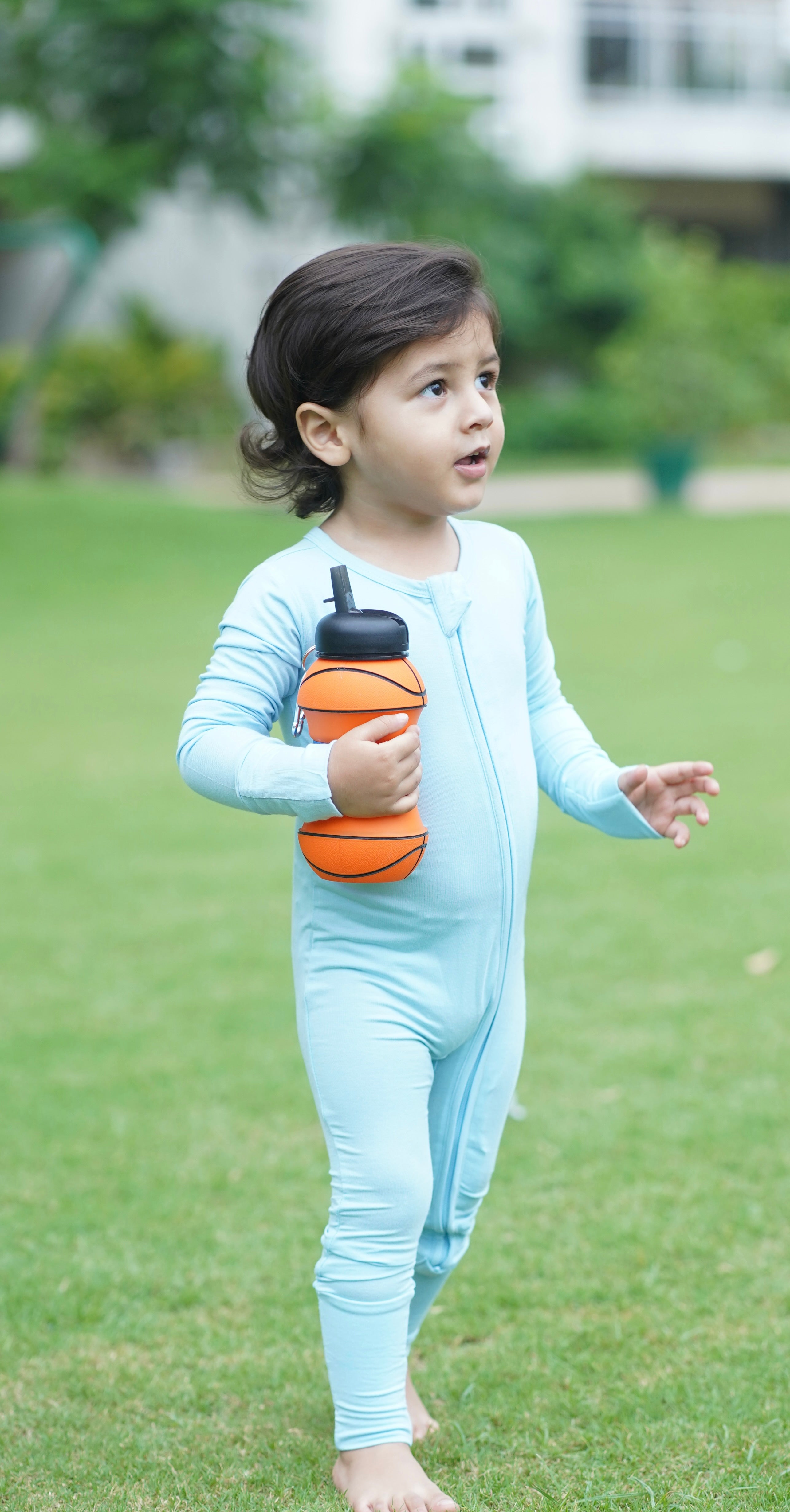 Footless Romper - Blue Haven