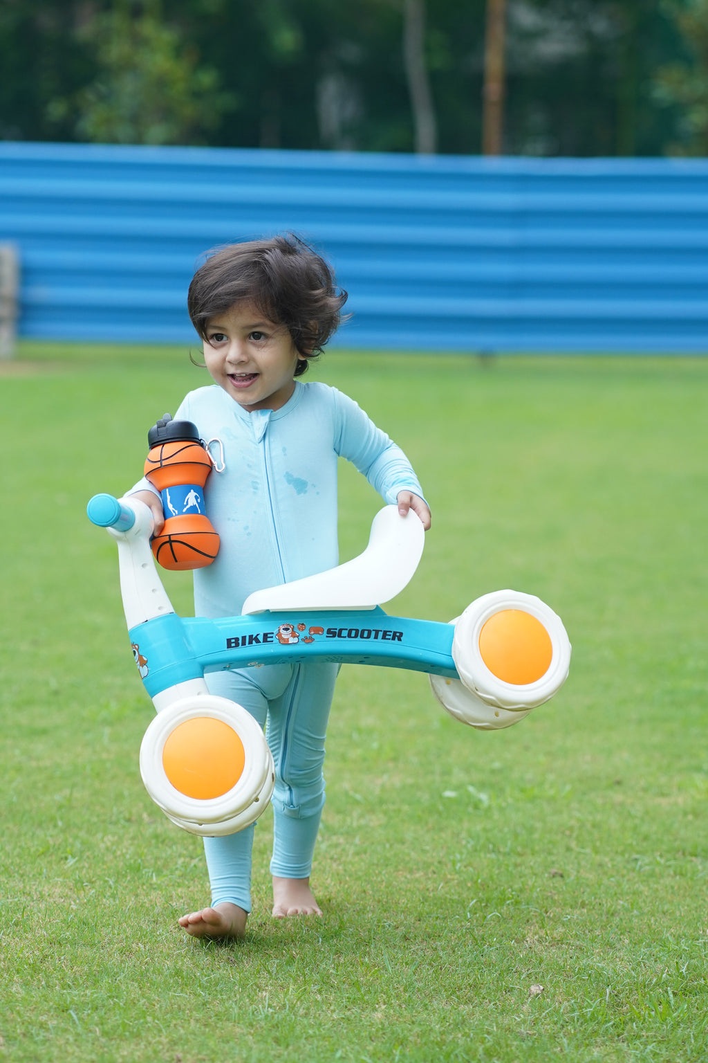 Footless Romper - Blue Haven