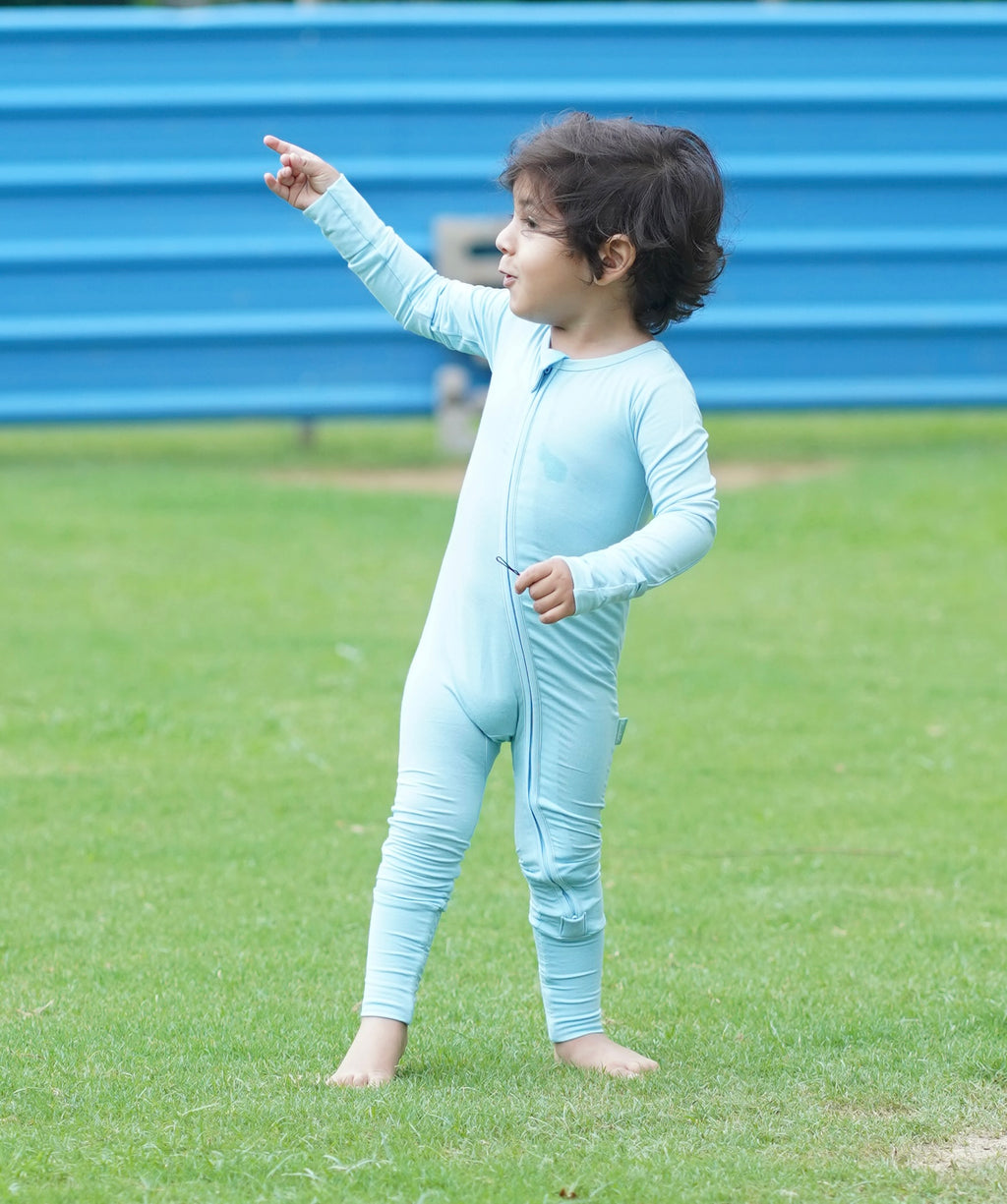Footless Romper - Blue Haven